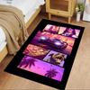Grand Theft Auto Area Rug Design for Entryway Game Room Bedrooms Hallway Antislip Carpet Anime Office Decor Gift for Festivals