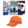 Baseball Cap Wide Brim Fluorescent Safety Hat Bright Color Adjustable Size Wide Brim Prevent Sunburn