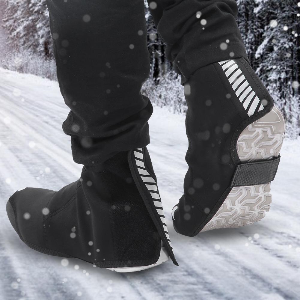 1 Pereche Acoperitoare Pantofi Ciclism Bicicletă Rezistent la Vânt Impermeabil Învelișuri pentru Ciclism Bicicletă Montană Negru XL