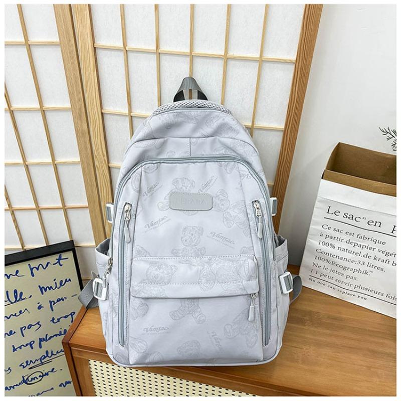 

Новый школьный рюкзак очень ценный, свежий и милый, рюкзак с милым медведем, легкий и вместительный рюкзак для учеников средней и старшей школы.