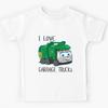 Ich liebe Müllwagen Kinder T-Shirt