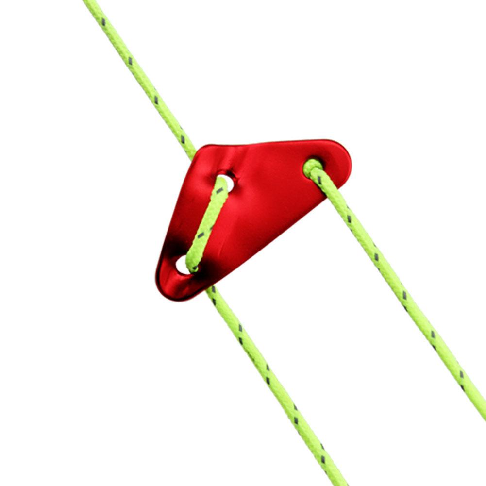 Outdoor Triangle Rope Buckle Three-holes Anti-slip Buckle for Camping Tent