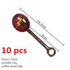 10 Pcs To 100 Pcs 10g Plastic Long Handle Measuring Spoon Milk Powder Espresso Scoop Baking Coffee Milk Tea Measure Baking Tool
