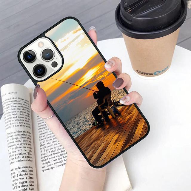 Carp Fish Fishing rod phone Case Cover For iPhone 17 Air 16 15 14 Plus For apple 16 11 12 13 Pro Max coque