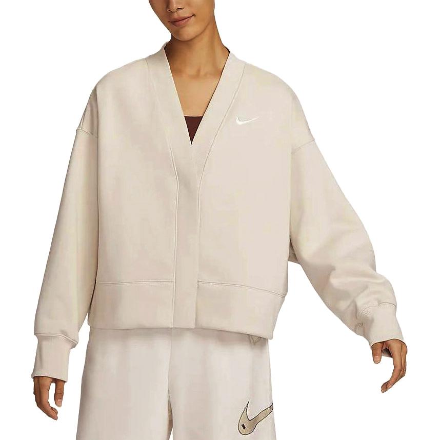 Nike Cardigan Lã Phoenix Feminino Super Oversized Sportswear FB8773-104