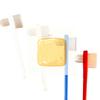 1Pcs T-shape Denture Dedicated Brush Toothbrush Dual Head False Teeth Brushes Cleaner