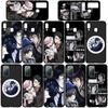 Phone Case for Samsung Galaxy S25 S23 S22 S21 S24 Ultra FE A05 A06 A15 A16 A36 A37 A35 A34 A54 A55 A56 A57 A25 A26 A53 A17 Comics Black Butler Cover