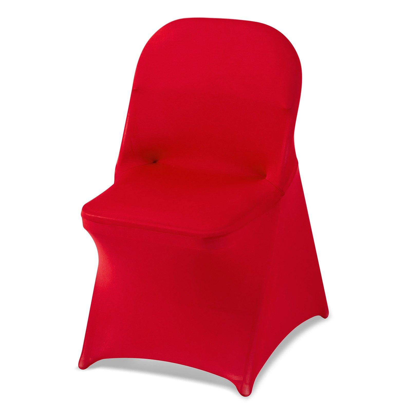 VEVOR 50 Pcs Red Chair Covers
