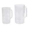 Bruchsicherer Bierkrug Ergonomischer Griff Acryl Bierfest Trinkbecher Küchen-Trinkzubehör