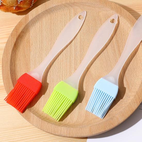 Štětec na dort Praktický nemačelý štětec na grilování proti opaření Přenosný štětec na BBQ dort proti opotřebení Štětec na pečivo na pečivo