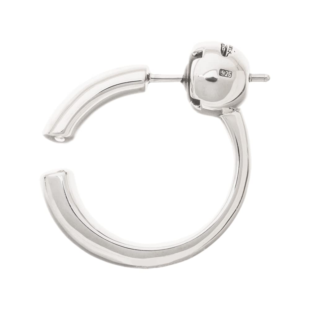 

Artemis Classic x Elenore Jewelry Textured C-Cut Hoop Earrings (ac-ace0164) - Men s Silver Accessories, Brand Jewelry, Silver, Hoop Earrings, 925