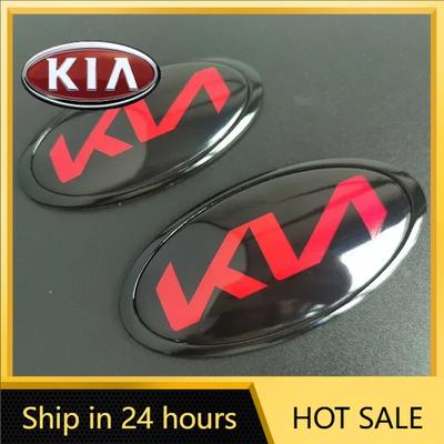 2026 Hot Car Sticker for KIA K5 K7 Picanto Rio Sportage Cerato Soul Sorento Carens CARNIVAL Car Front Rear Emblem Steering Wheel