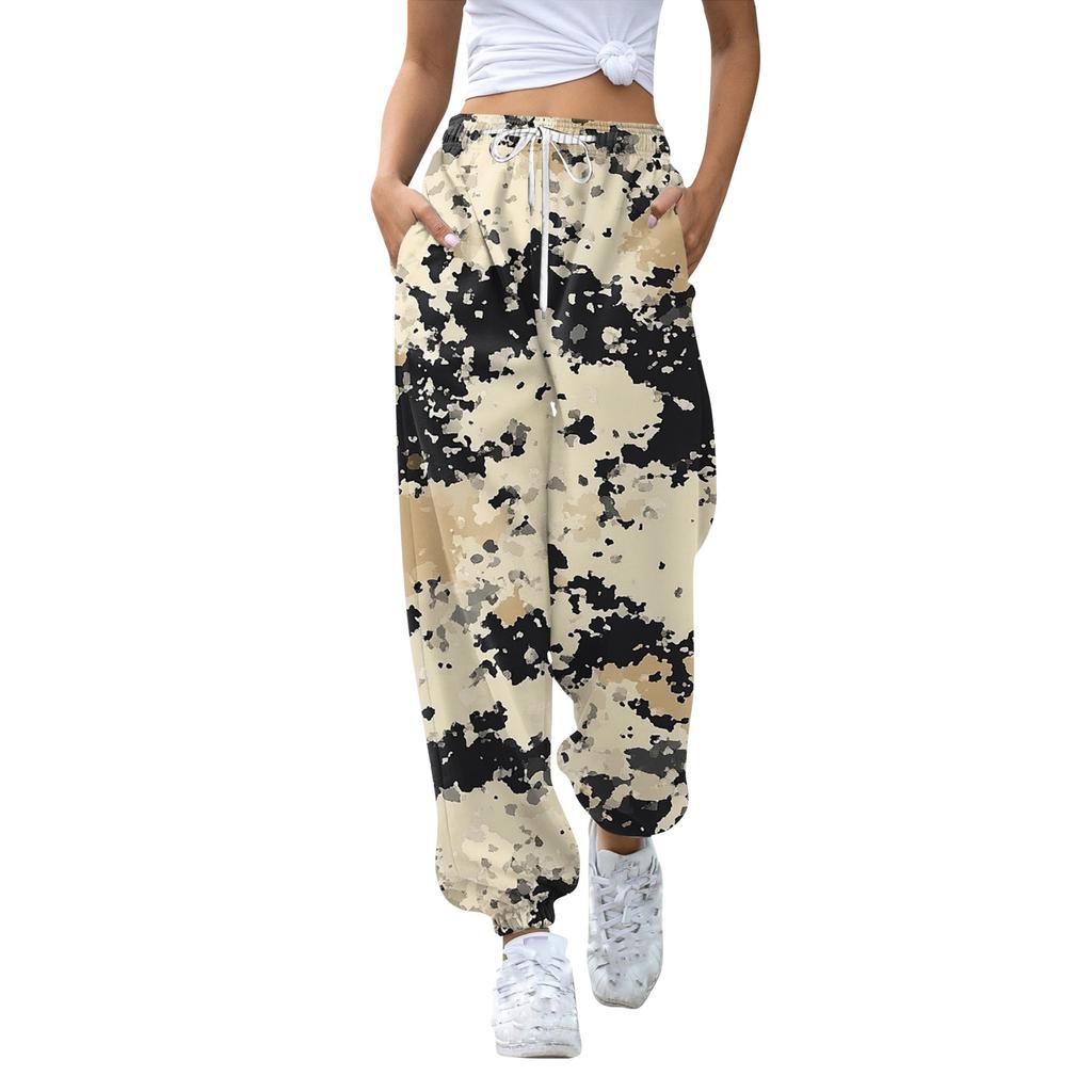 Kids Sport Printed Gradient Drawstring Pocket Casual Sweatpants Pants