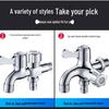 Dual-Outlet 4-Point Washing Machine Faucet with Household Switch