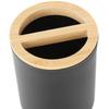 Plastic Bamboo Toothbrush Cup Set Bathroom Organizer Set  Washroom Bathroom Counter