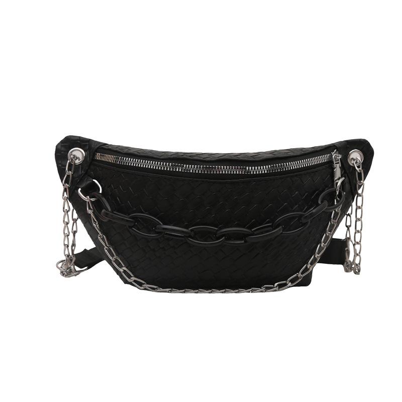 Personalized Casual Small Bag 2025 New Ins Crocodile Pattern Fanny Pack Messenger Women's Bag Spring Simple Foreign Style Breast Bag