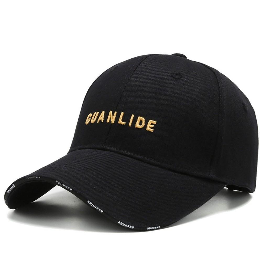 New Adjustable Baseball Cap Breathable Soft Top Peaked Cap Embroidered Design Wide Brim Cap for Spring Summer Season