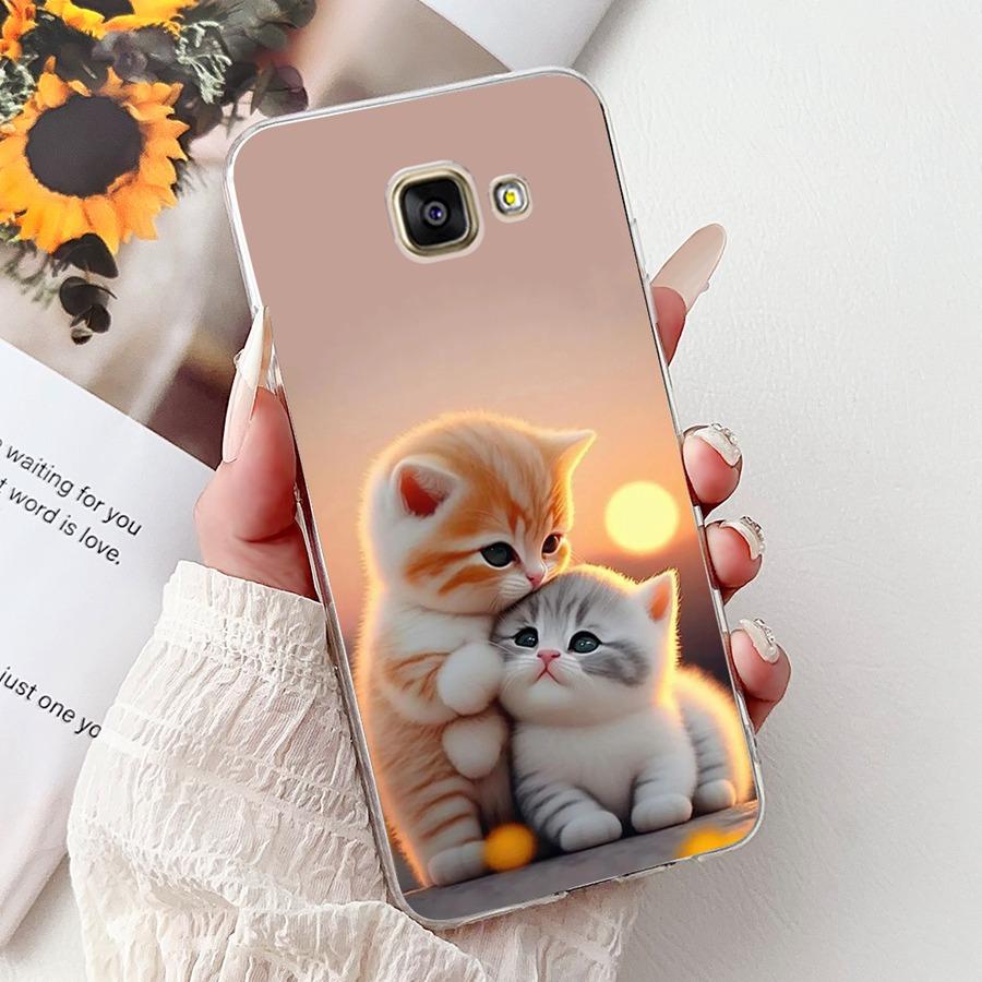 Für Samsung A3 2016 Hülle Galaxy A3 2017 Rückseite Cartoon Dünn Weiches Silikon Funda für Samsung A310F A320F Stoßfest Capa