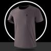 Men's Ice Silk Quick-Dry Cycling T-Shirt - High Elastic, Lightweight, Breathable, Short Sleeve, Round Neck Sportswear Top
