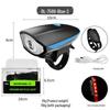 Rechargeable Waterproof Bicycle Headlight & Electric Horn for Night Riding