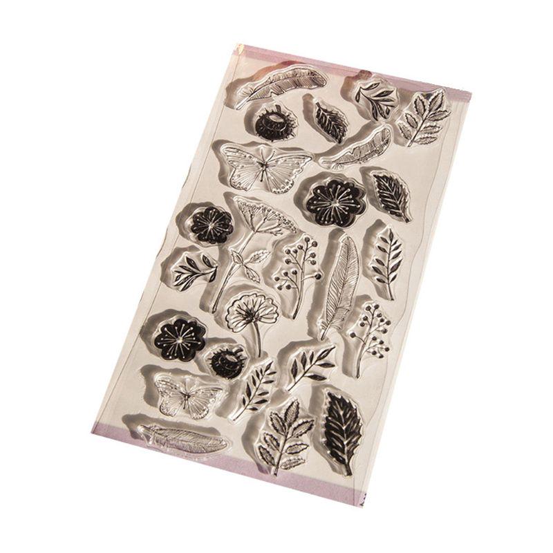 Buy Butterfly Clear Silicone Seal Stamps For DIY Album Scrapbooking ...