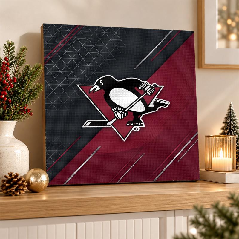 Pittsburgh Penguins Diamond Painting Kit 5D Full Drill DIY Diamond Mosaic Wall Art Home Decor