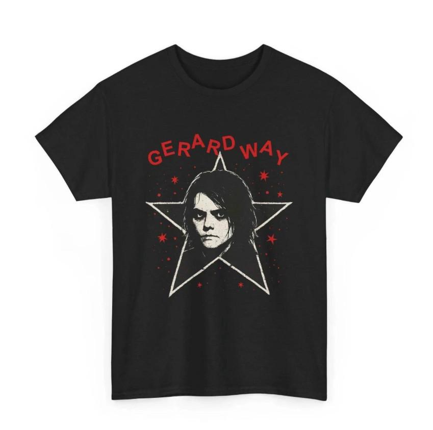 Gerard Way Grafisk My Chemical Romance For Fans T-skjorte, størrelse S-4XL