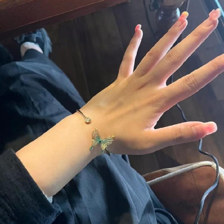 Practical Butterfly Starbursts Hand Fashion Accessory Multipurpose Bracelet and Rings Portable for Everyday Wear