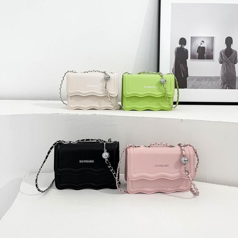 Chain Small Square Bag Spring Design Fashionable And Simple Underarm Shoulder Bag Casual Messenger Women'S Bag