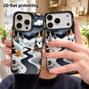 Phone Case: 2D Flat Design Suitable for iPhone 18 17 16 15 14 13 Pro, Colorful Silver Protective Case, Couple Style, Christmas Winter Night, Christmas