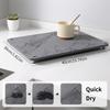 Hard Diatomite Absorbent Drying Mat Kitchen Counter Dish Drain Pad Quick Dry Tray For Bowl Plate Mug Storage Organizer Shelf Pad