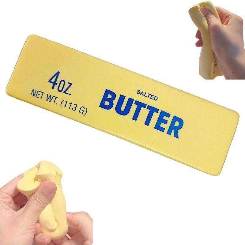 

Butter Stick Slow Rising Squishy Toy, Butter Stick Fidget Squishy Toys для зняття стресу, Slow Rise Butter Stick ароматизована сенсорна іграшка 1PC