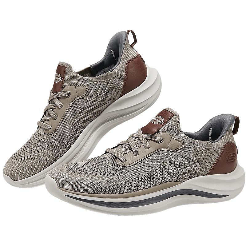 Skechers Men's Cushioned Lace-Up Casual Sports Shoes 211086
