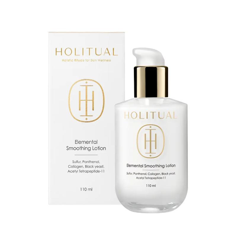[HOLITUAL] Elemental Smoothing Lotion 110ml - Professional Aesthetic Texture Refining & Skin Balance Recharge