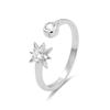 Ring - LUXENTER - Lialt - 925 Sterling Silver - Brilliant Zirconia - Rhodium Plated Finish