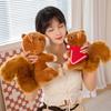 Cute Simulated Standing Posture Little Squirrel Doll Plush Toy Cape Squirrel Doll Children's Rag Doll Birthday Gift
