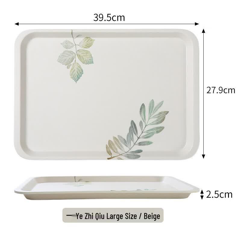 SHALL Rectangular Melamine Serving Tray