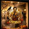 Unique Gifts for Horror Lovers Halloween 2D Window Hanging Decor, Acrylic Glowing Suncatcher with Outdoor Waterproof Party Supplies Ghost Tree