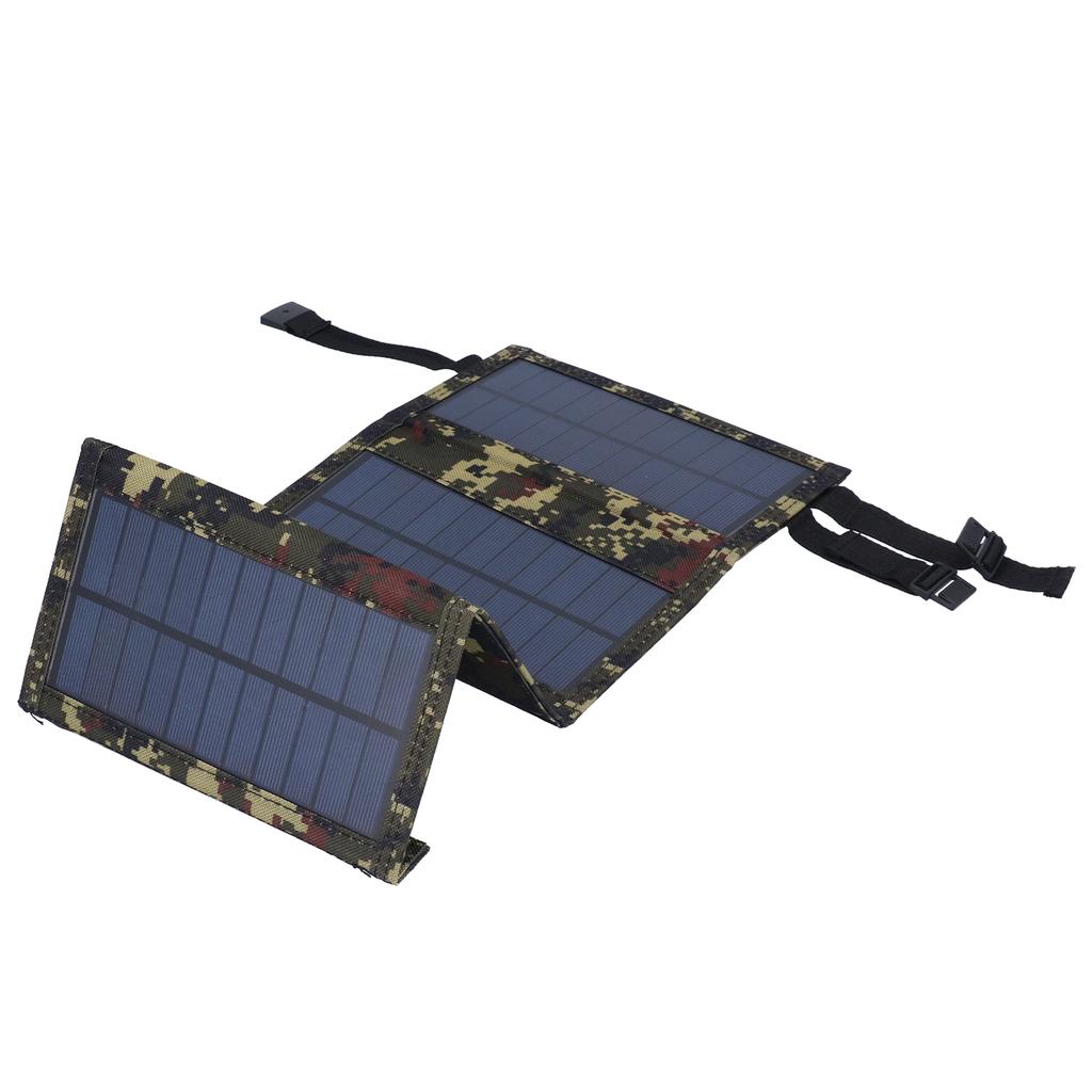 20W USB-Solarpanel Faltbar Tragbar Polykristalline Solarzellen r für den Außenbereich