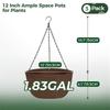 3 Hanging Baskets for Indoor And Outdoor Plant Display