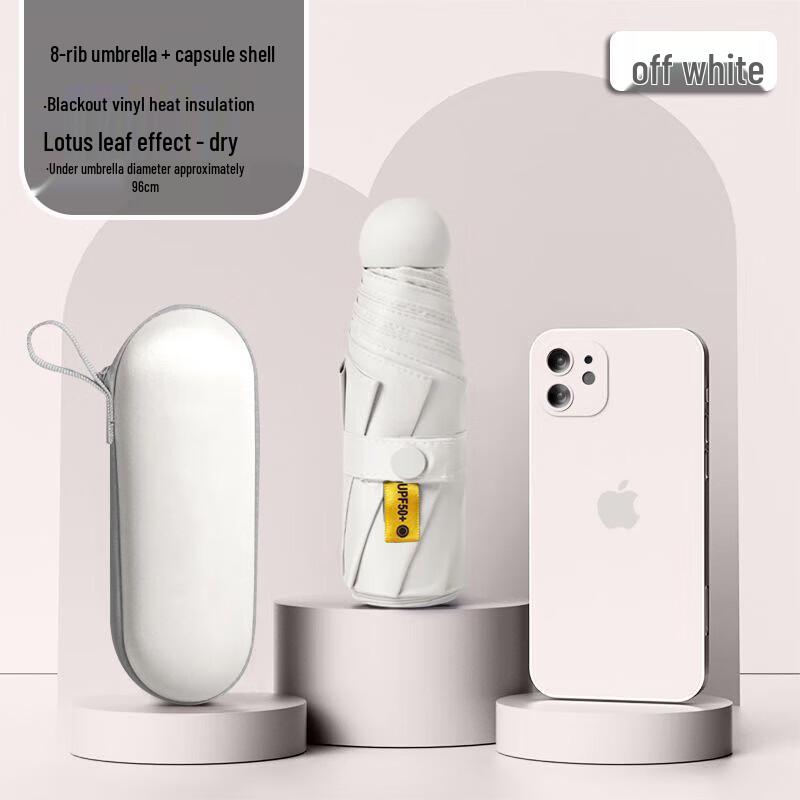 Five-Fold UV Protection Capsule Umbrella