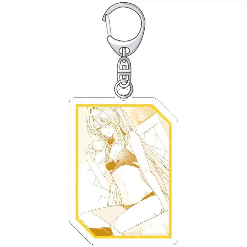 Anime Acrylic Keychain: 'How Could I Possibly Become Your Lover?'