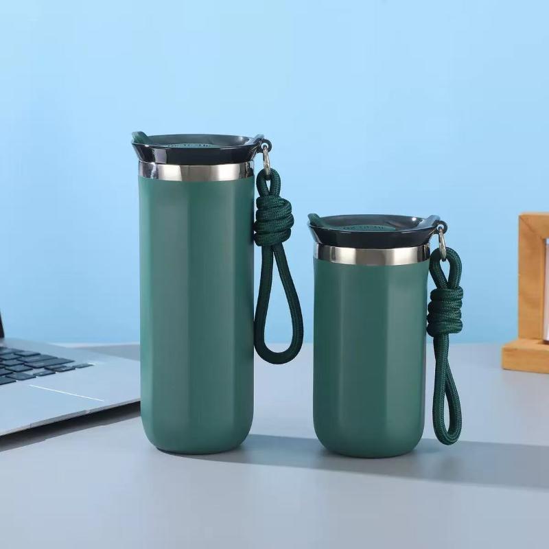 350/500Ml Stainless Steel Coffee Mug Insulated Water Cup Portable Double Wall Vacuum Flask Leak-Proof With Lid Travel Coffee Cup