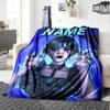 Personalisierbare Decke mit Namen, Wednesday Addams, Weich & Warm, für Sofa, Büro, Bett, Reise, Mittagspause, Geschenk, Geeignet für Alle Jahreszeiten