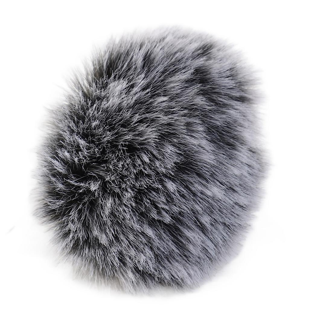 Fellmikrofon-Überzug, Geräuschunterdrückung, komfortabel, weich, tragbar, kompakt, Windschutz