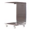 Transparent Acrylic Wheel Table Removable Coffee Trolley Sofa Side Table with Wheels Minimalism Furniture Bedside Corner Table