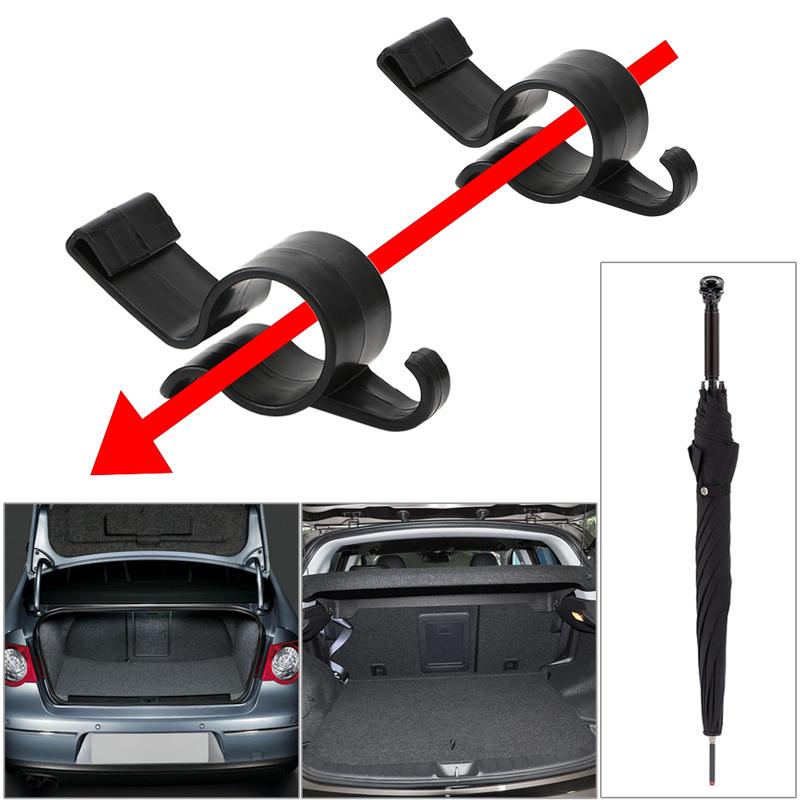 2pcs/set Car Trunk Umbrella Holder Organizer Clip for Mercedes Benz A200 A180 B180 B200 CLA GLA AMG A B C E S Class CLS