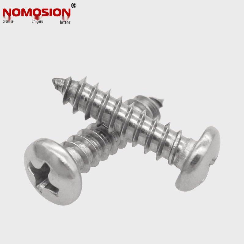 304 Stainless Steel Phillips Pan Head Self-Tapping Screws M3-M6.3 (YB845)