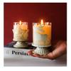 Clear Glass Tealight Candle Holder for Christmas Decorations - Festive Party Accessory with Transparent Design