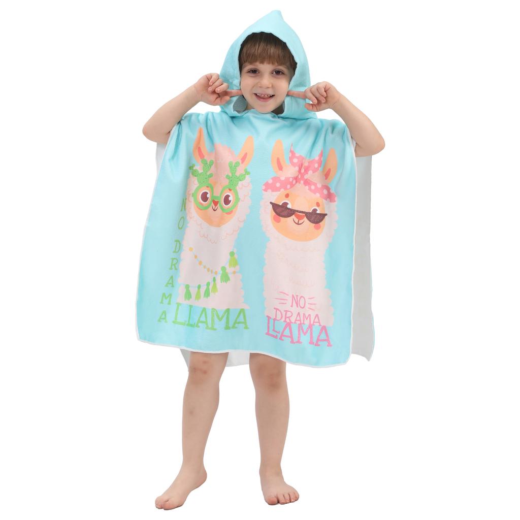 Prinzessin Dinosaurier Kinder Kapuzenbadetuch Mikrofaser Jungen Mädchen Strandtücher Meer Surfen Schnelltrocknend Surfponcho Bademantel Kind Anime